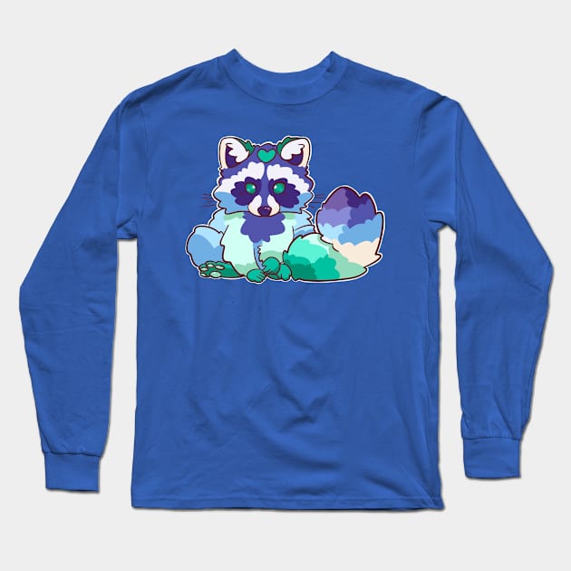 Gay Pride Raccoon Long Sleeve T-Shirt by BubblegumGoat